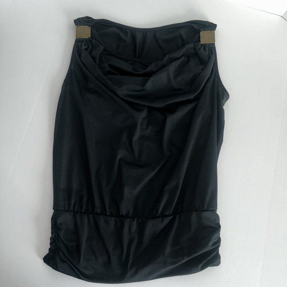 Carmen Marc Valvo Other - Carmen Marc Valvo Women's Swimwear Swim Top Size Large with gold/black accents